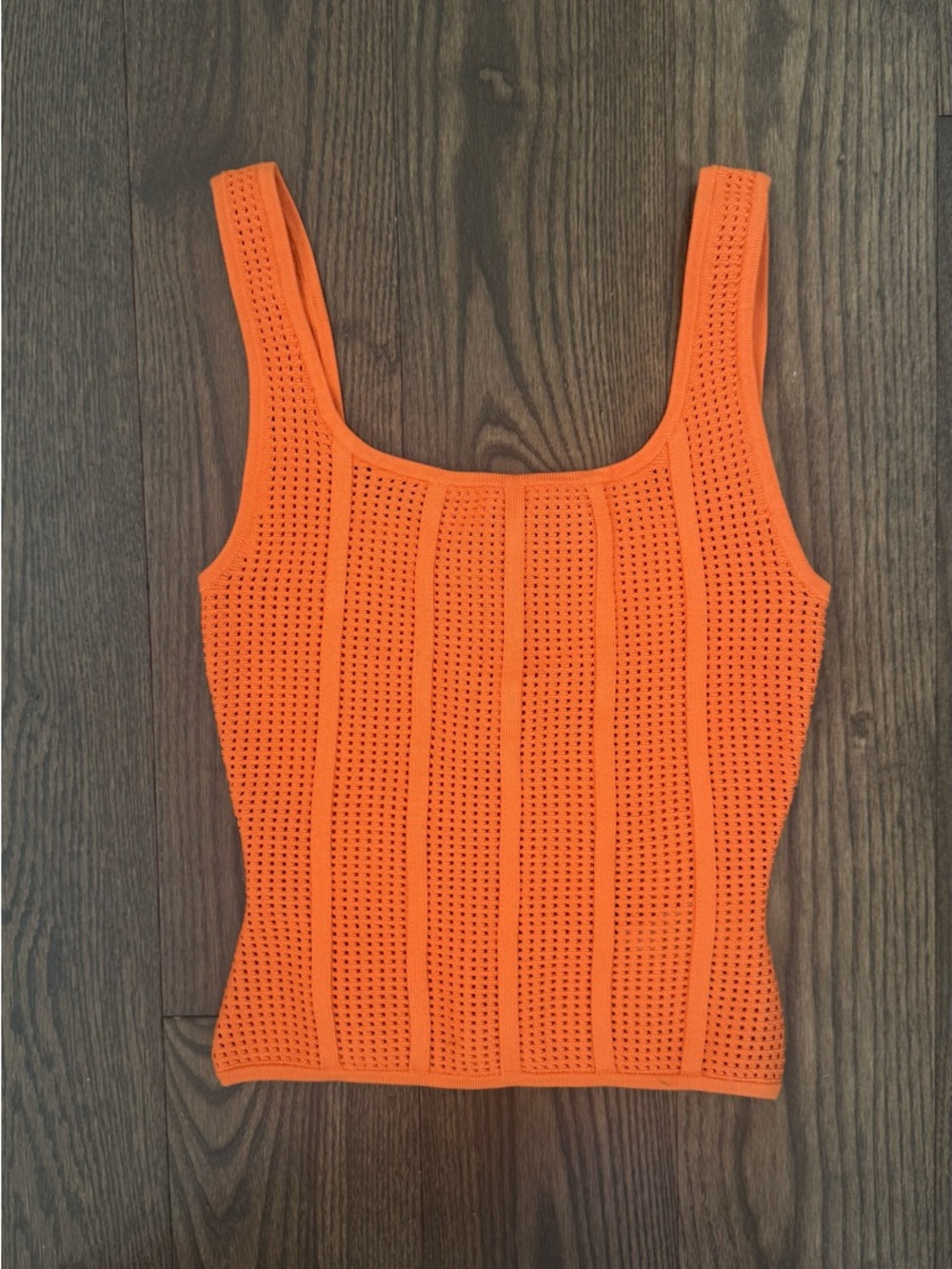 Babaton Orange Knit Tank Top - Women